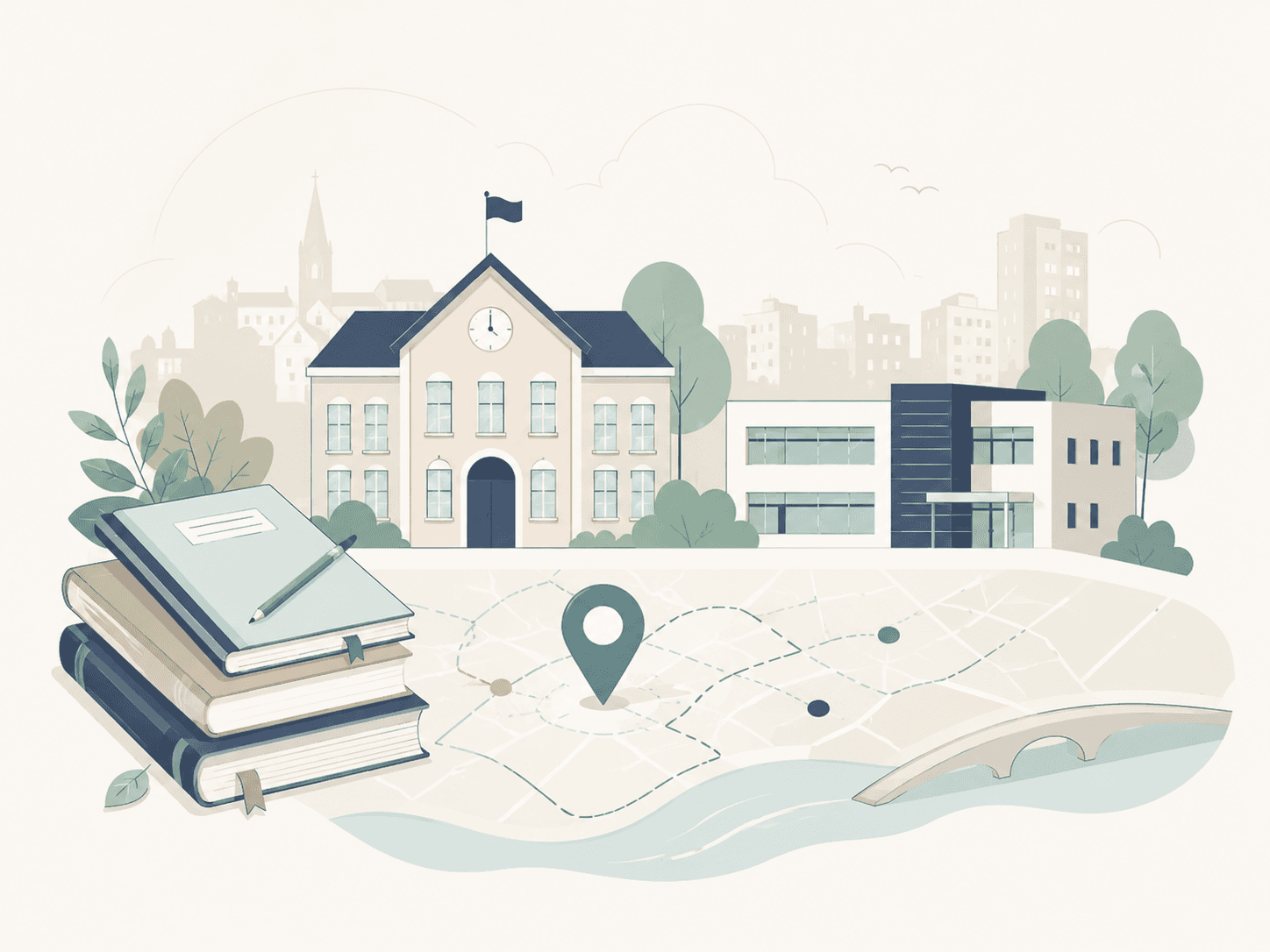 Établissements scolaires à Sartrouville avec écoles, carte et livres