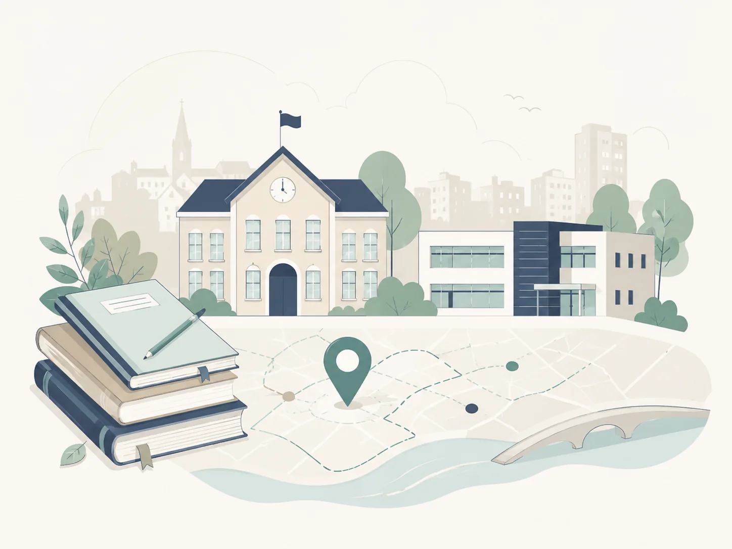 Établissements scolaires à Sartrouville avec écoles, carte et livres